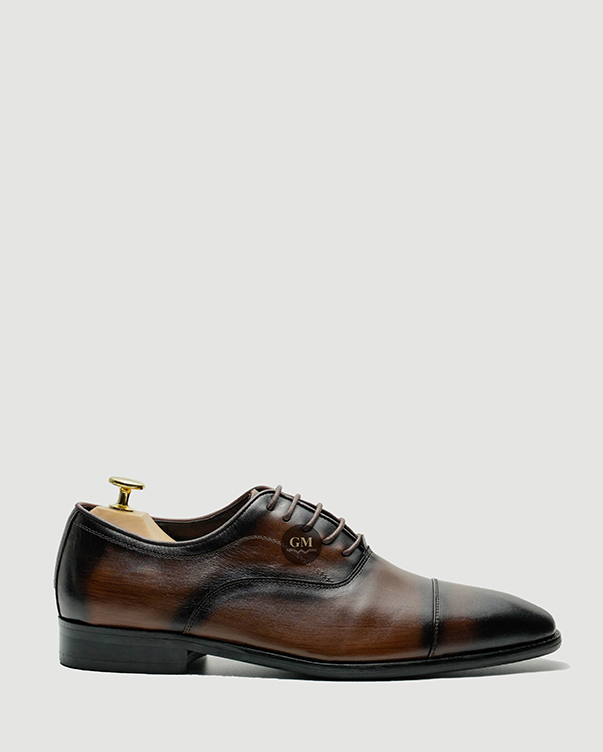 GIÀY OXFORD 696 VÂN GỖ